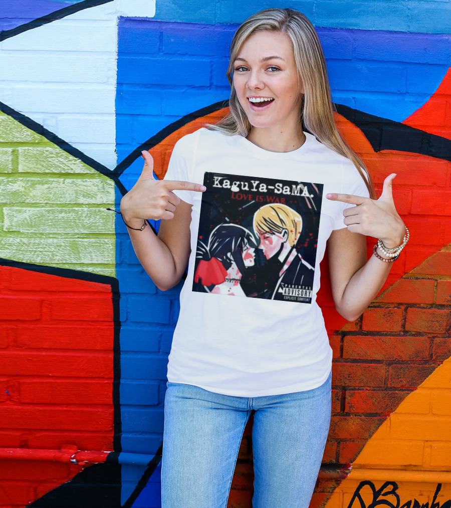 Kaguya-Sama Love Is War Explicit Content Parental Advisory T-Shirt