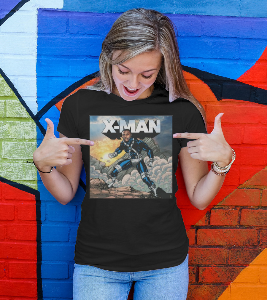 X-Man Carolina Panthers Xavier Legette Comic T-Shirt