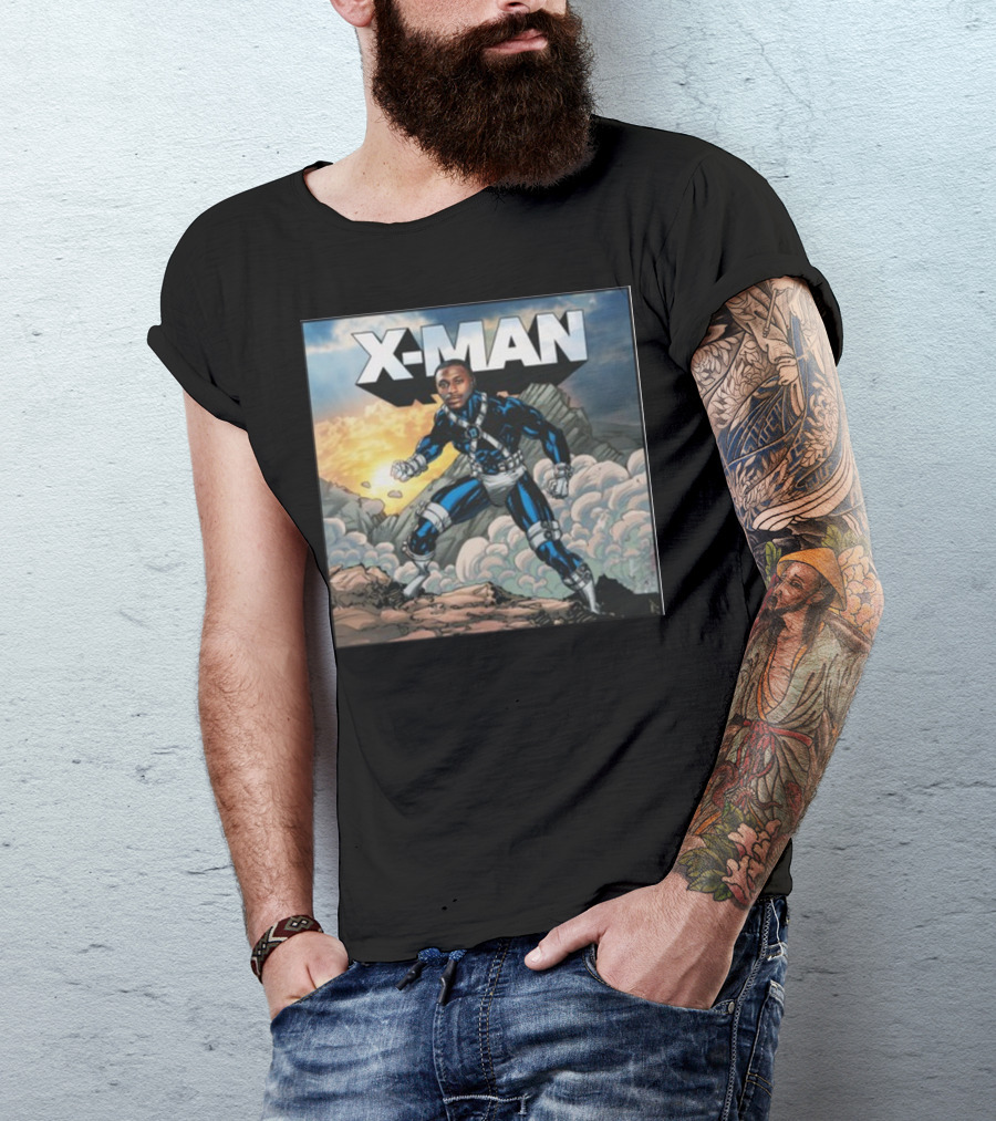 X-Man Carolina Panthers Xavier Legette Comic T-Shirt