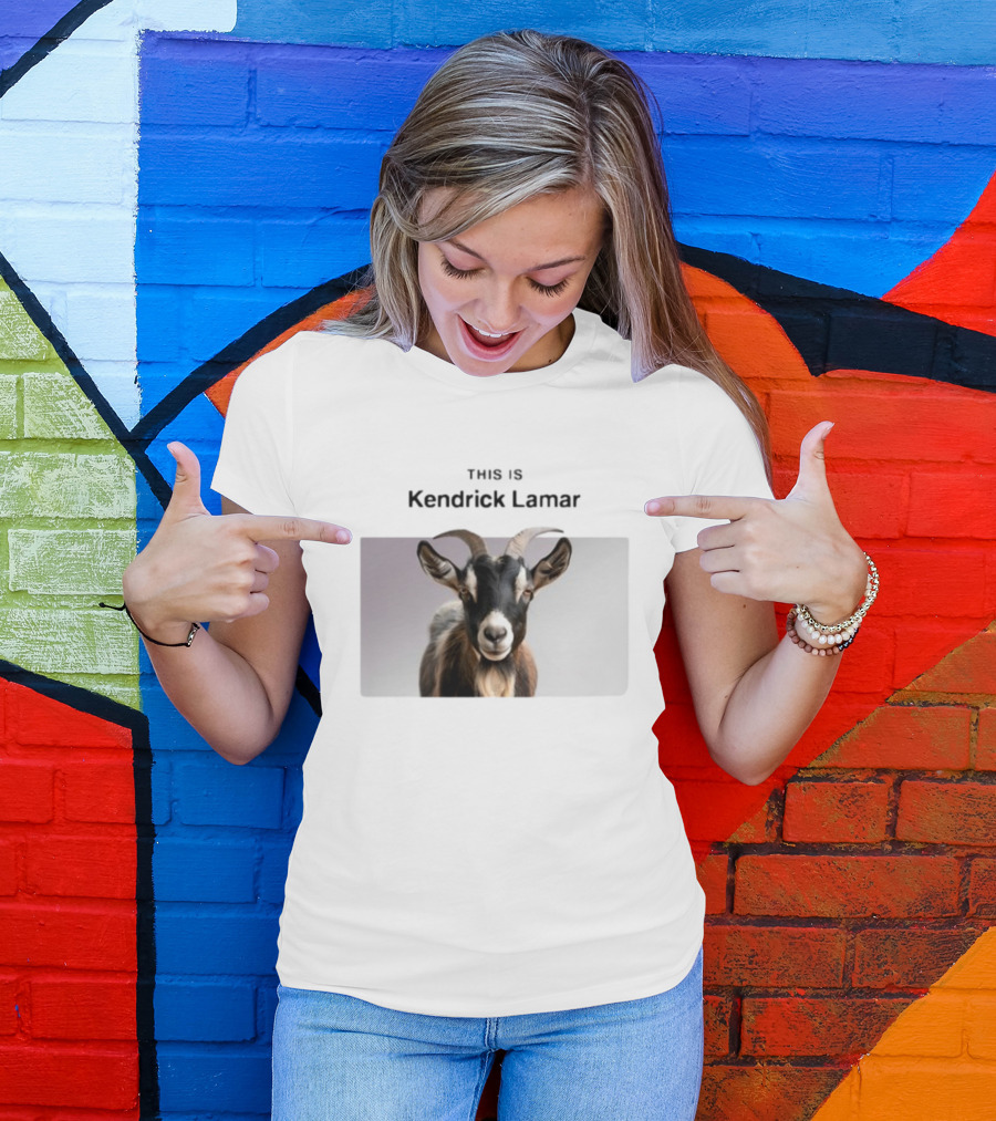 This Is Kendrick Lamar Goat Image T-Shirt