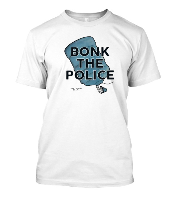 Timecapsuledesign Bonk The Police Water Jug Meme T-Shirt