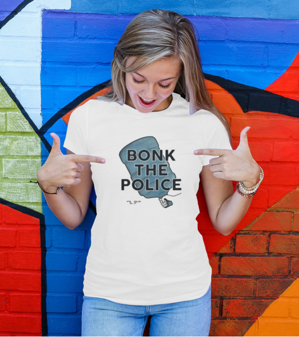 Timecapsuledesign Bonk The Police Water Jug Meme T-Shirt