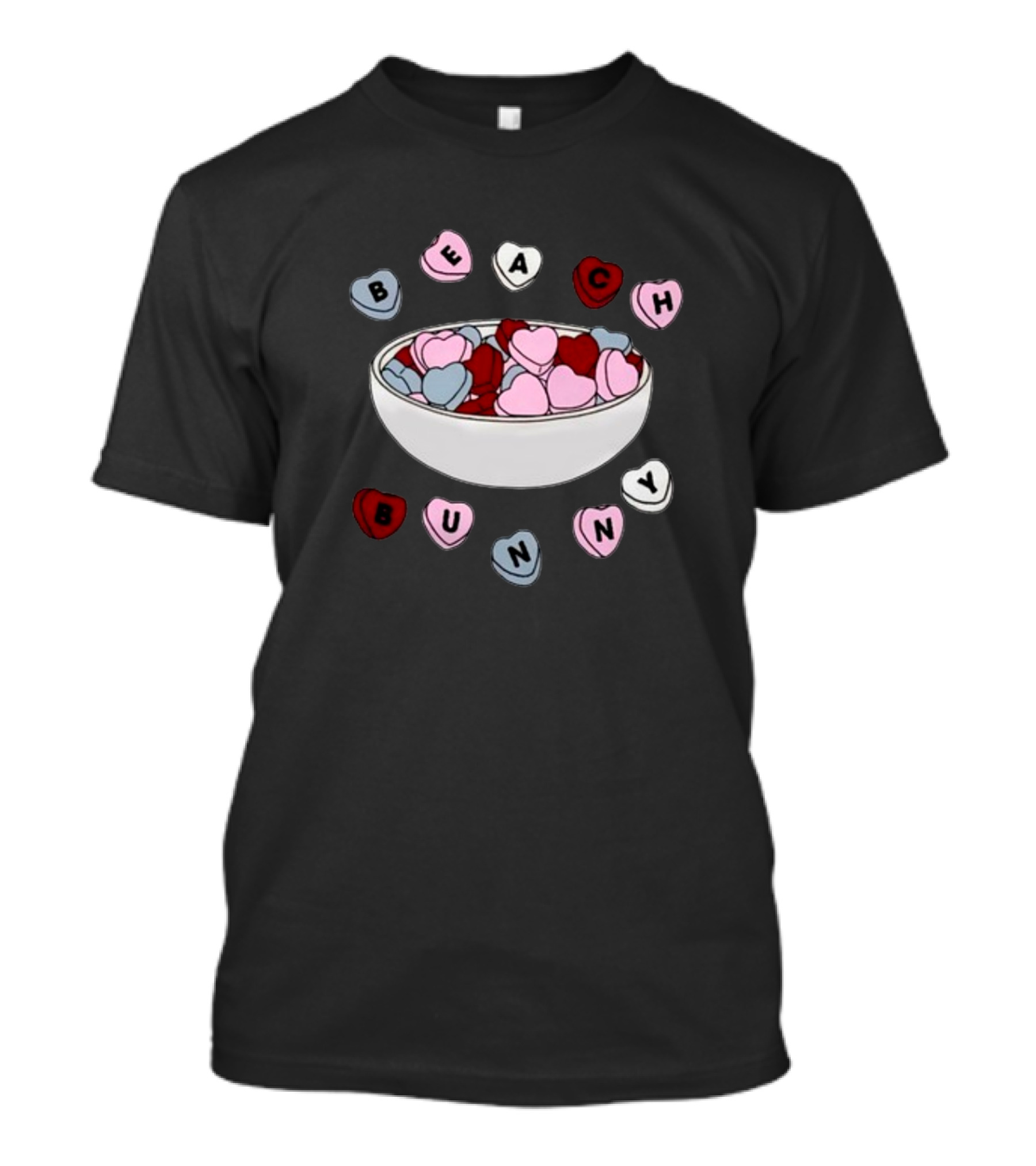 Beach Bunny Heart Candy Bowl T-Shirt