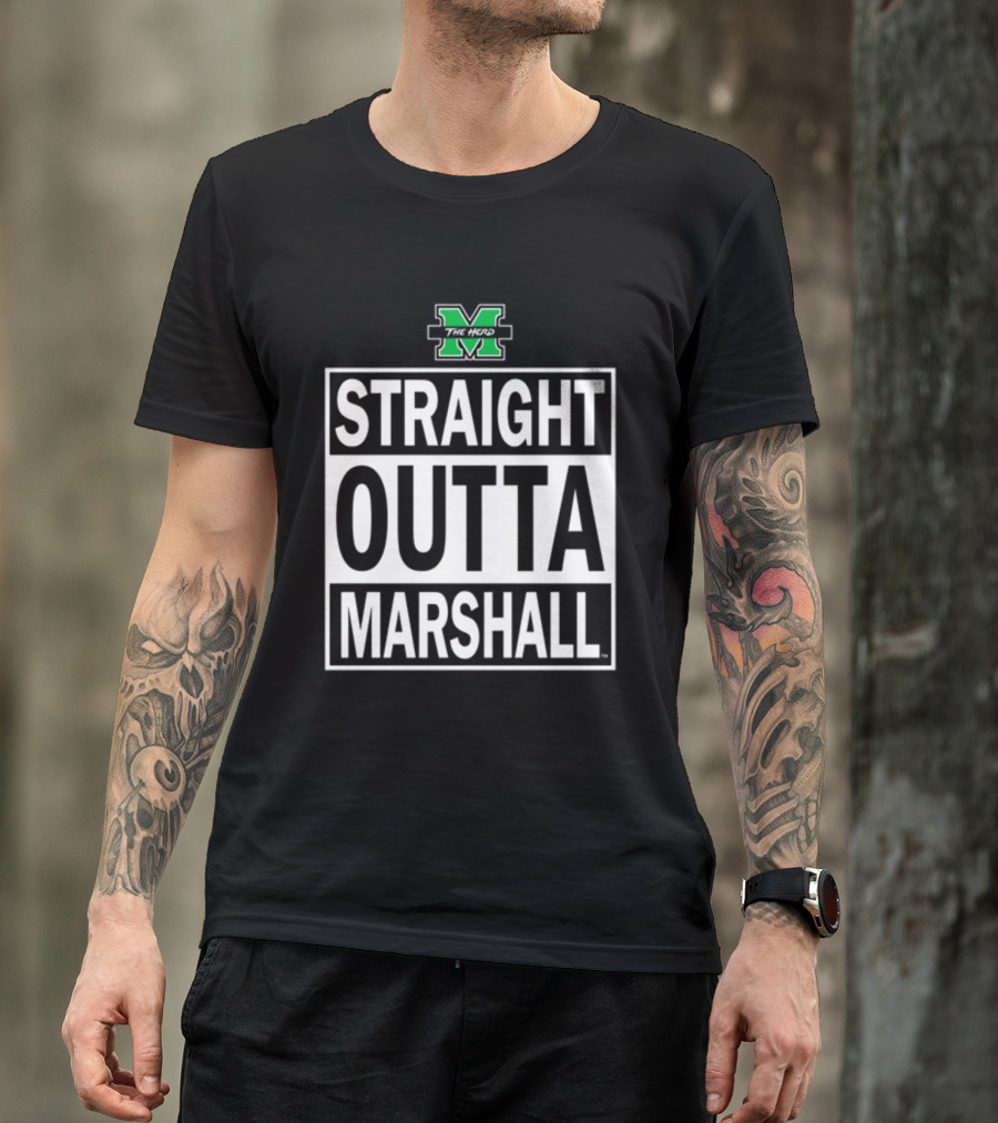 Marshall University Thundering Herd Straight Outta Marshall T-Shirt