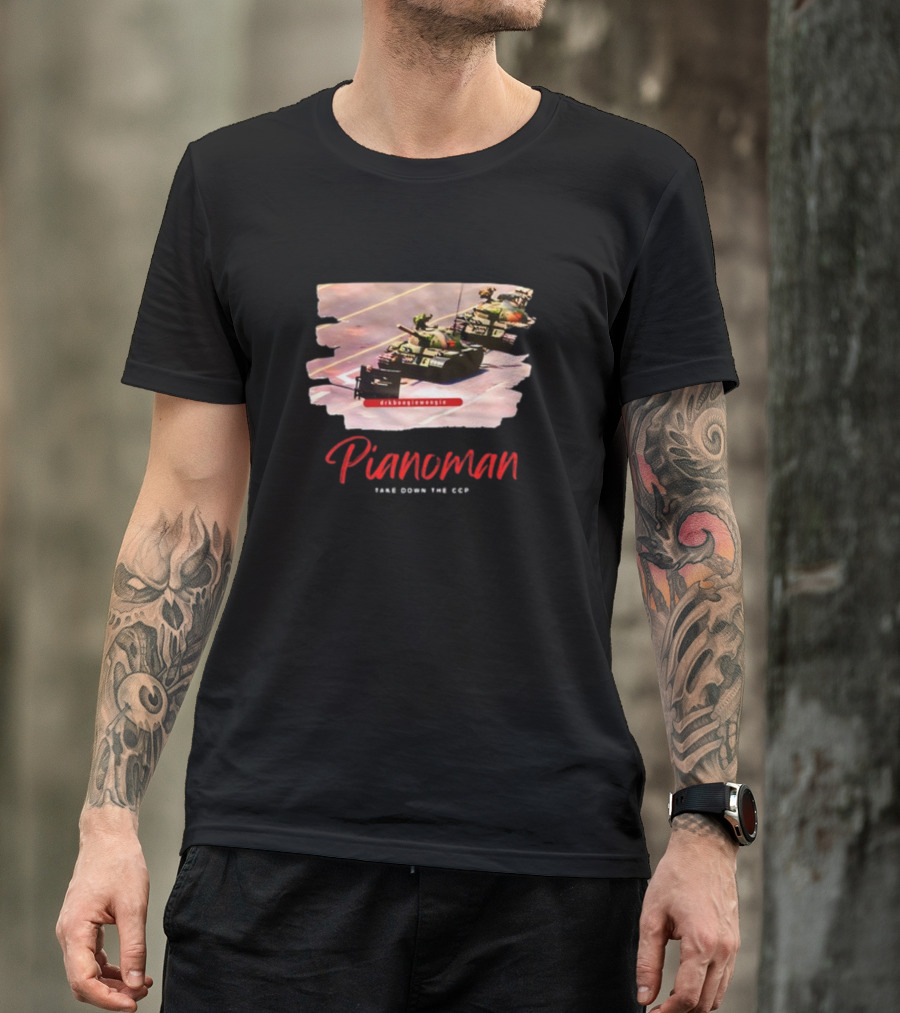 Brendan Kavanagh Pianoman Drkboogiewoogie Take Down The CCP T-Shirt