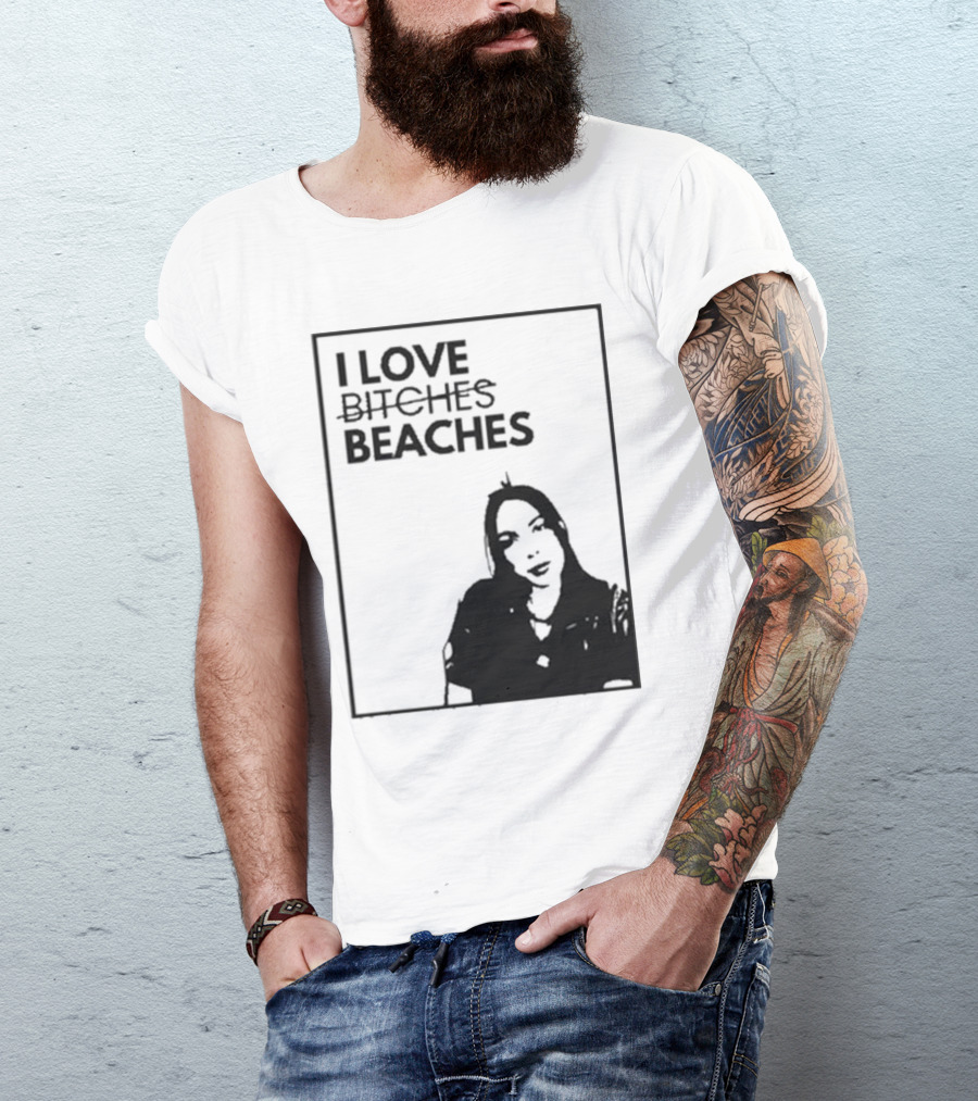 Charlotte I Love Beaches Image T-Shirt