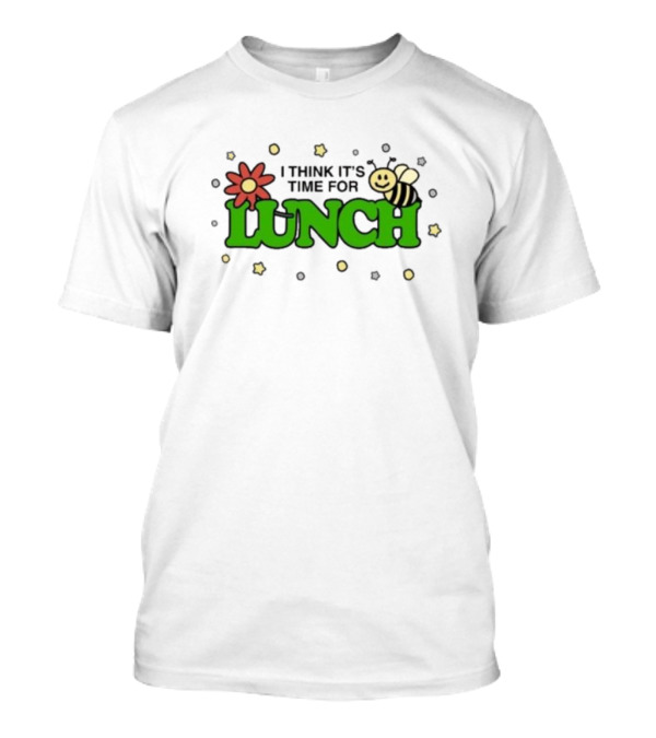 Cody’s Run Club I Think It’s Time For Lunch With Bee And Flower Motif T-Shirt