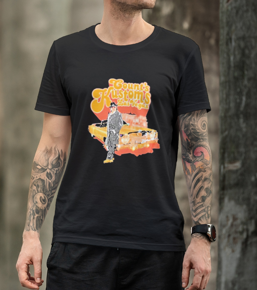 Count’s Kustoms Superfly Cadillac Eldorado Las Vegas Strip T-Shirt