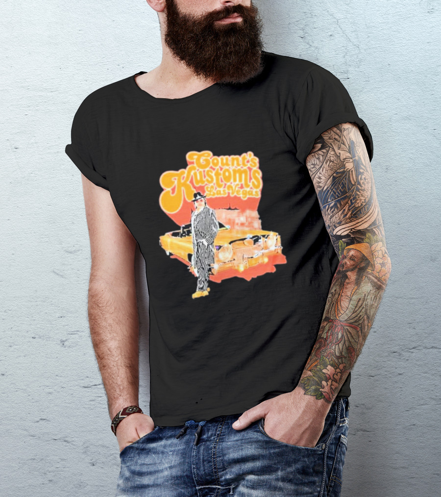 Count’s Kustoms Superfly Cadillac Eldorado Las Vegas Strip T-Shirt