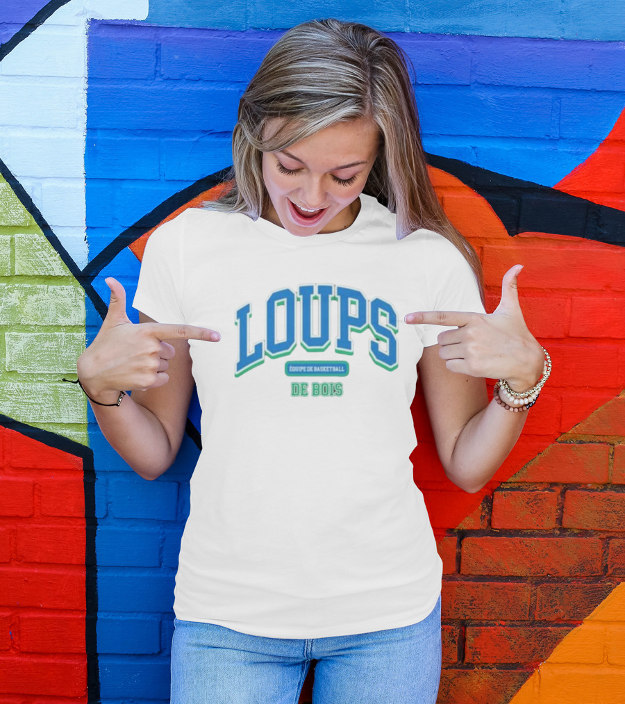 Loups Équipe De Basketball De Bois Rudy Gobert T-Shirt