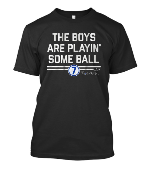 The Boys Are Playin' Some Ball 7 Bobby Witt Signature T-Shirt