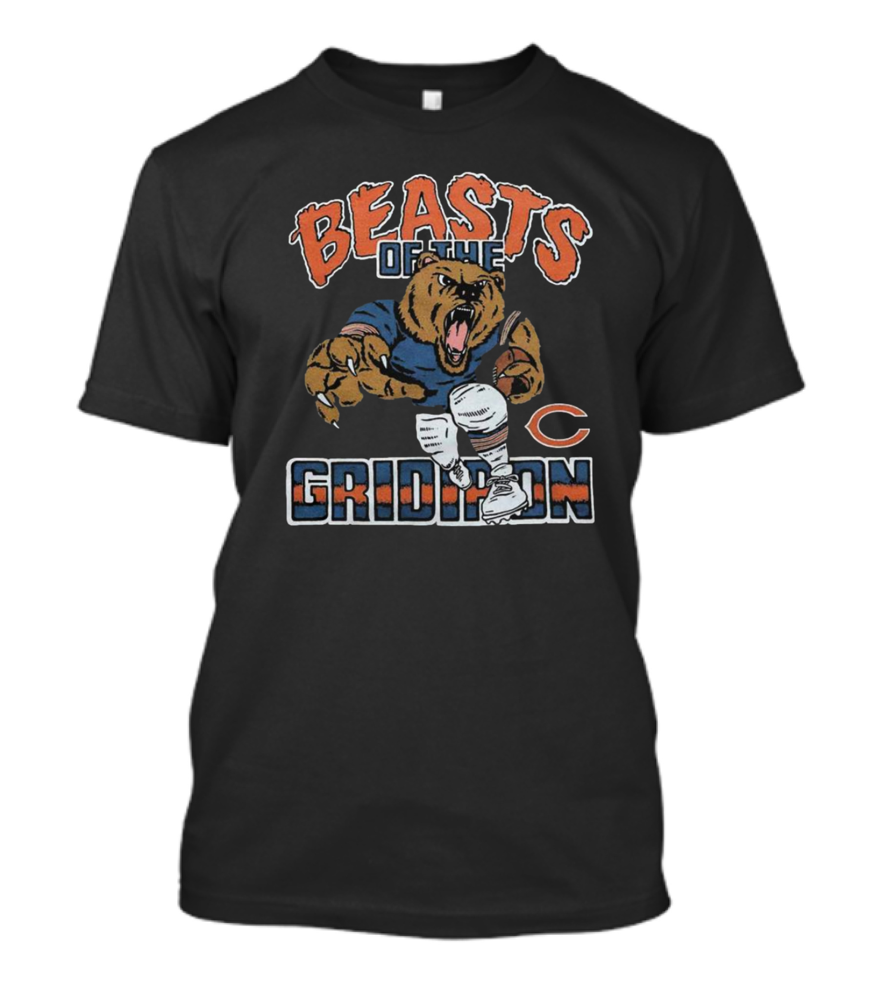 Chicago Bears Beasts Of The Gridiron Football Crossover T-Shirt
