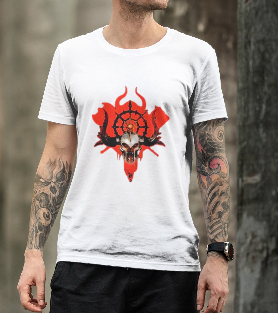 Slaves To Darkness Ravagers Skull And Chaos T-Shirt