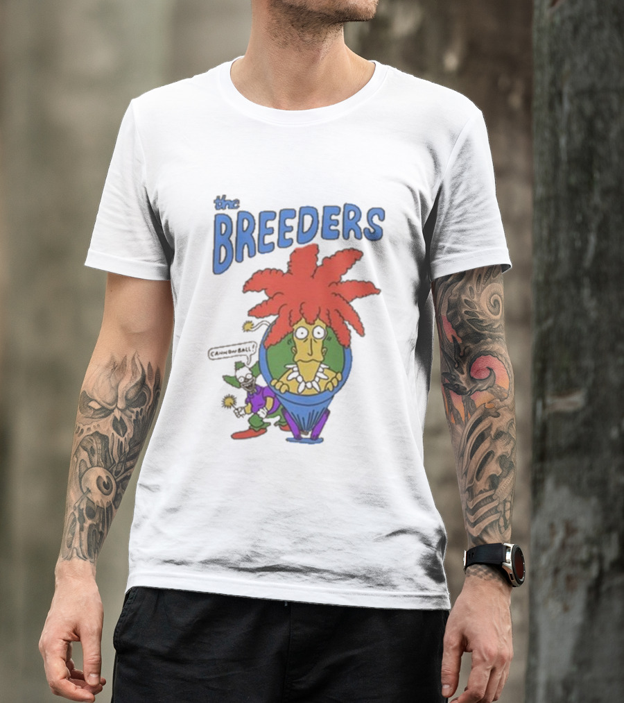 The Breeders I'm The Last Splash Cartoon Character With Red Hair In Vase T-Shirt