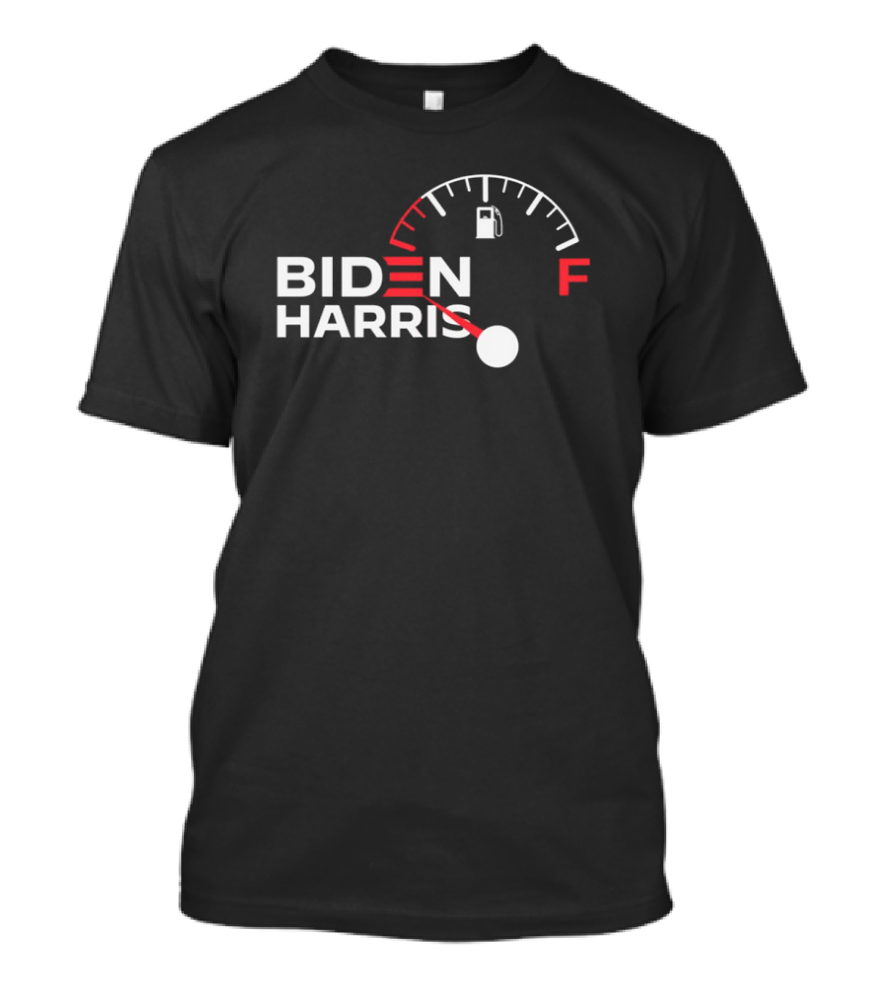 Biden Harris Empty Fuel Gauge T-Shirt