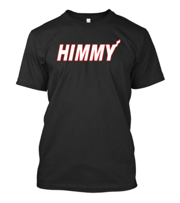Marisa Marino Himmy Bold White Text With Red Outline T-Shirt