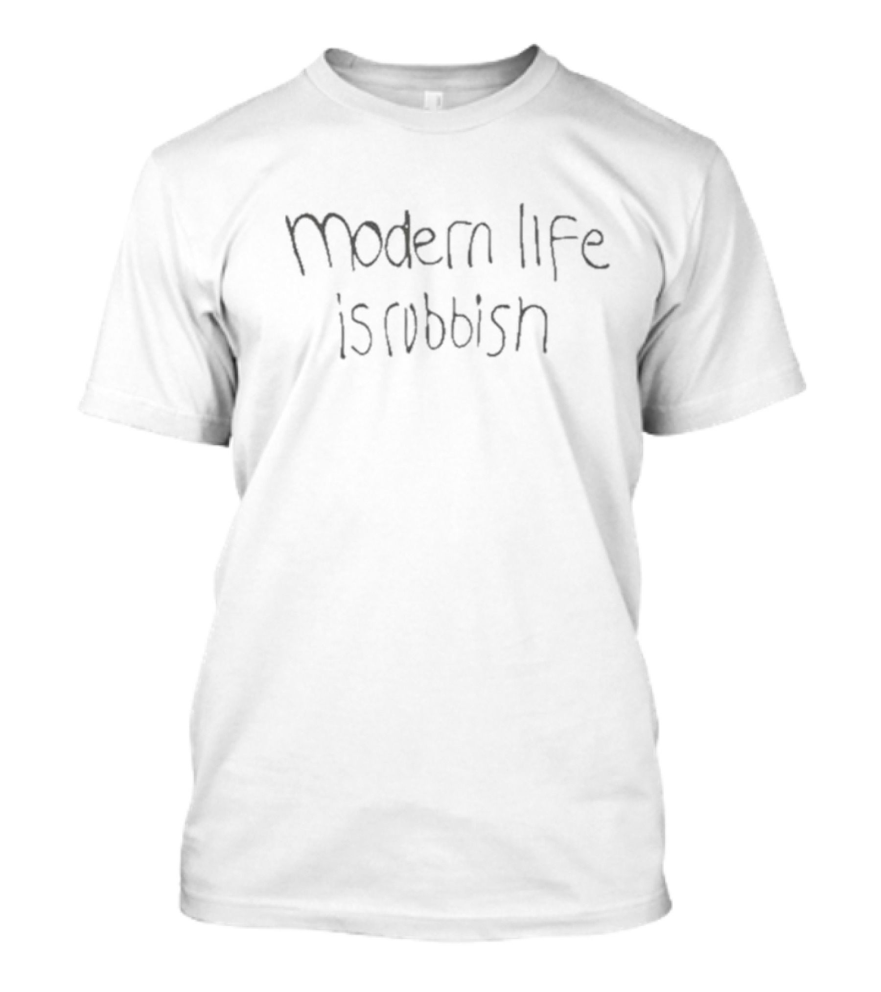 Blur Modern Life Is Rubbish Album Inspired Text T-Shirt
