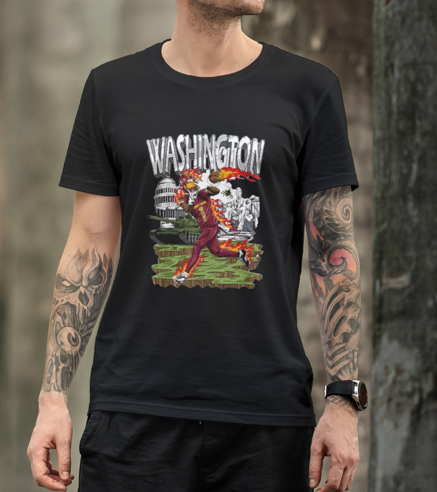 Washington Dark Horse JD X DH Football Capitol T-Shirt