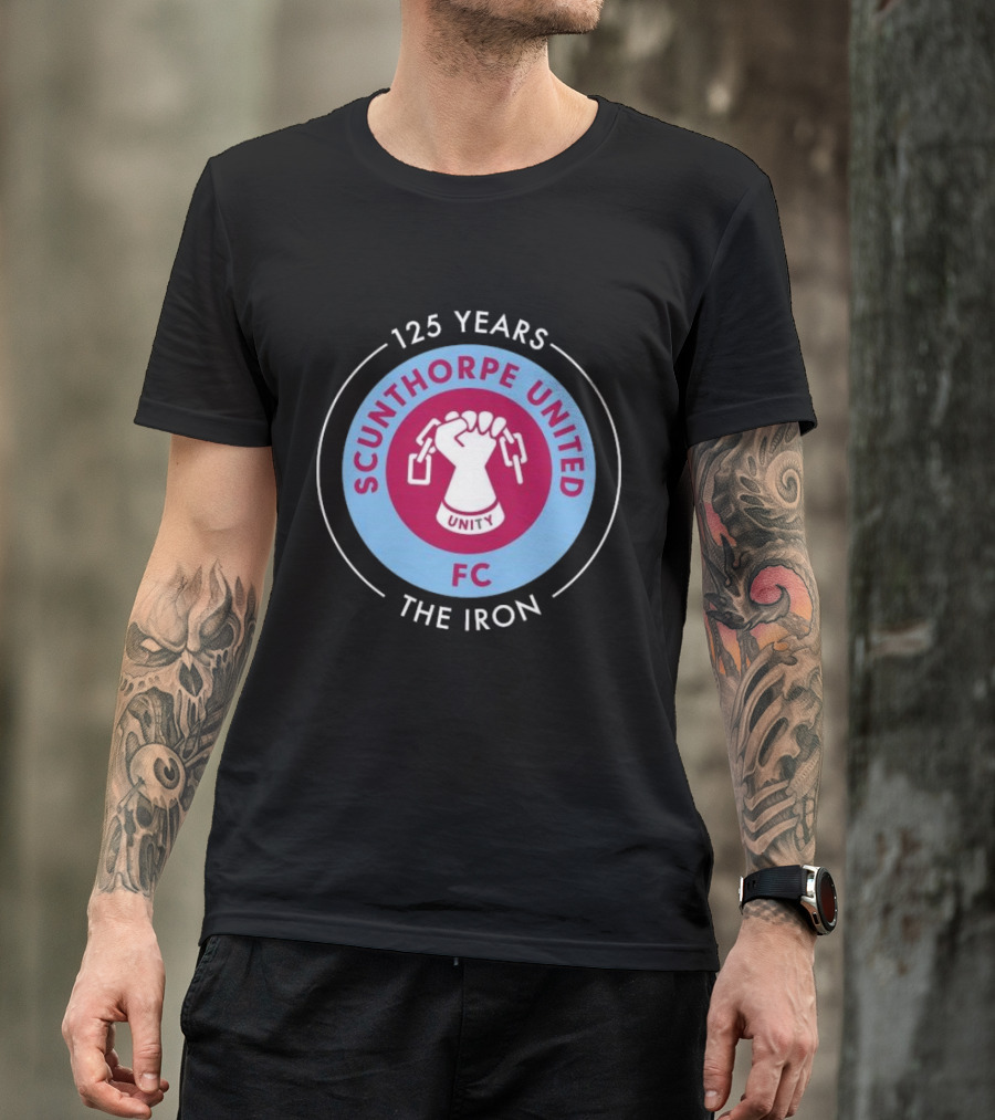 125 Years Scunthorpe United FC The Iron Unity T-Shirt