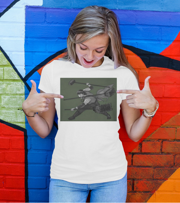 Three Broom Stance Cosplay Zoro T-Shirt