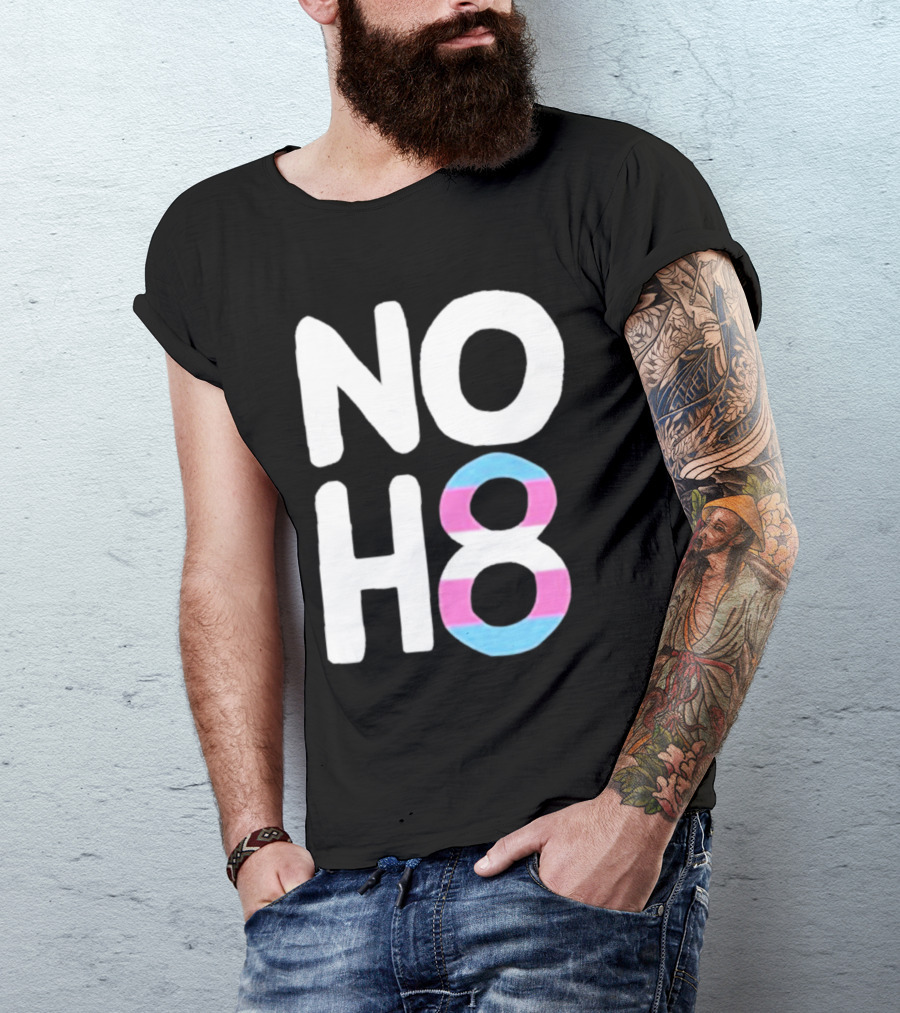 NO H8 Trans Pride Colors T-Shirt