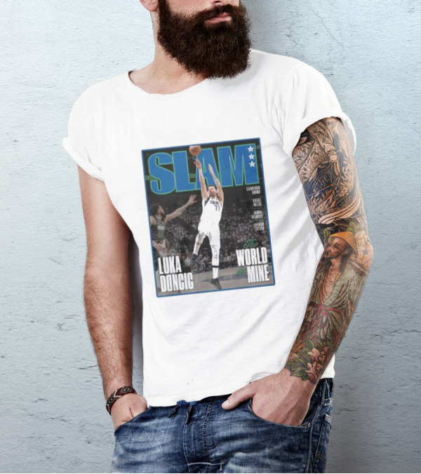 SLAM Luka Doncic The World Is Mine T-Shirt