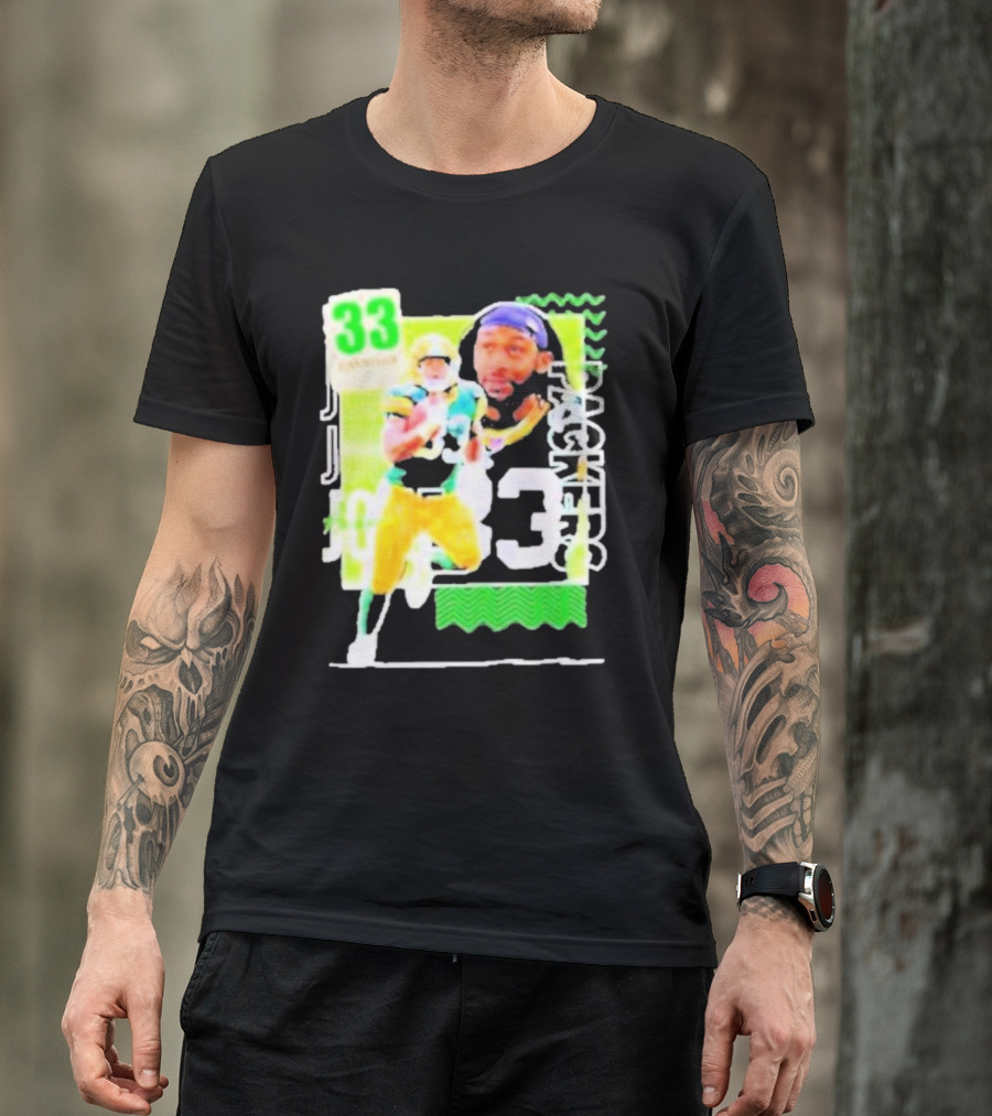 Packers Aaron Jones 33 Football Player Running Back T-Shirt