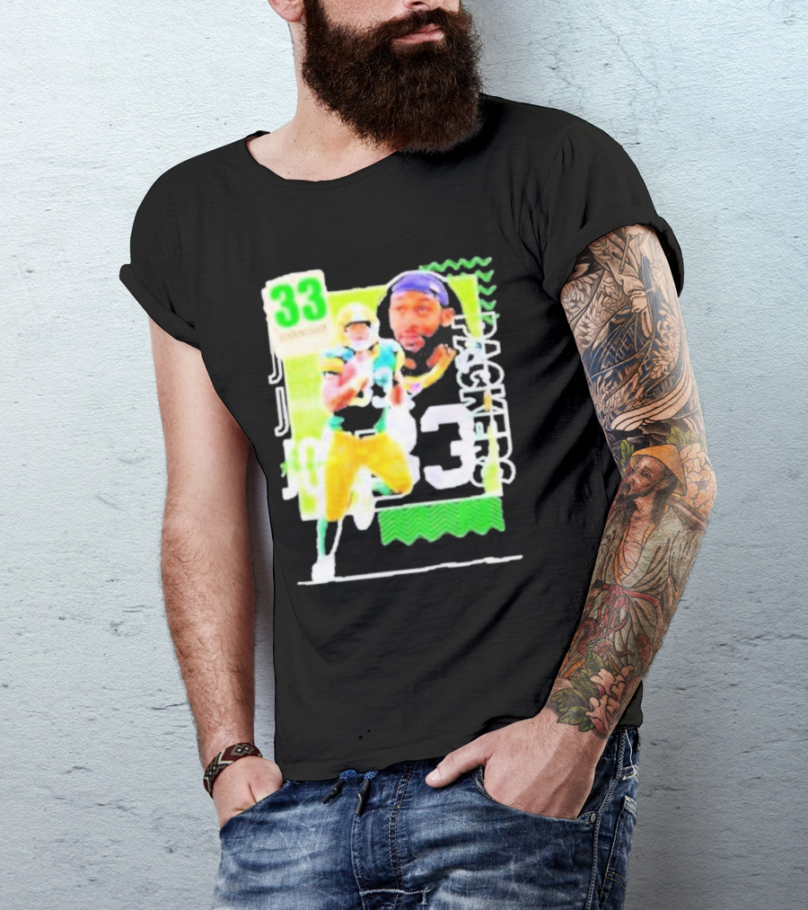 Packers Aaron Jones 33 Football Player Running Back T-Shirt