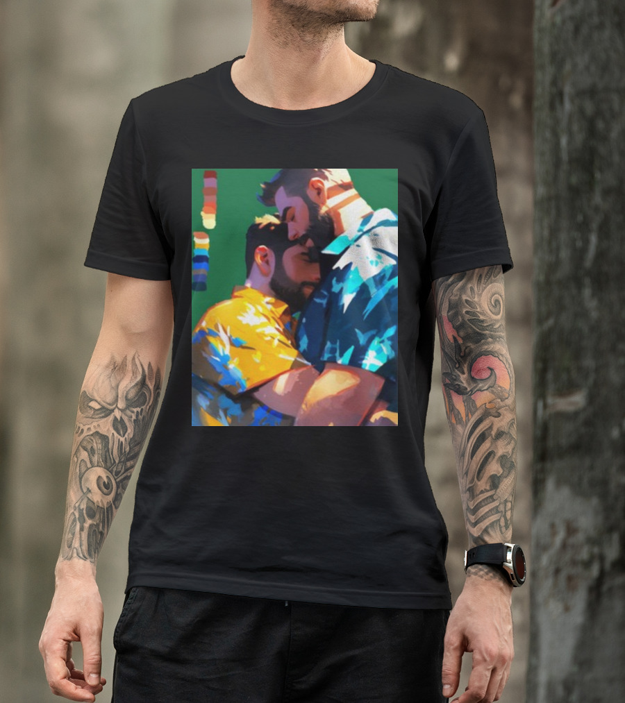 Ego Rodriguez Colours Pride Men's Embrace T-Shirt