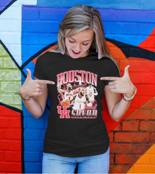 Jamal Shead Houston Cougars Basketball U H T-Shirt