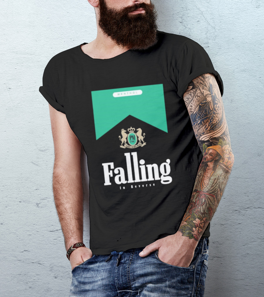 Falling In Reverse Menthol Crest And PM T-Shirt