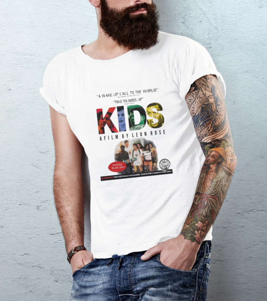 A Wake-up Call To The World Two Thumbs Up Kids A Film By Leon Rose Starring Brock Aller T-Shirt