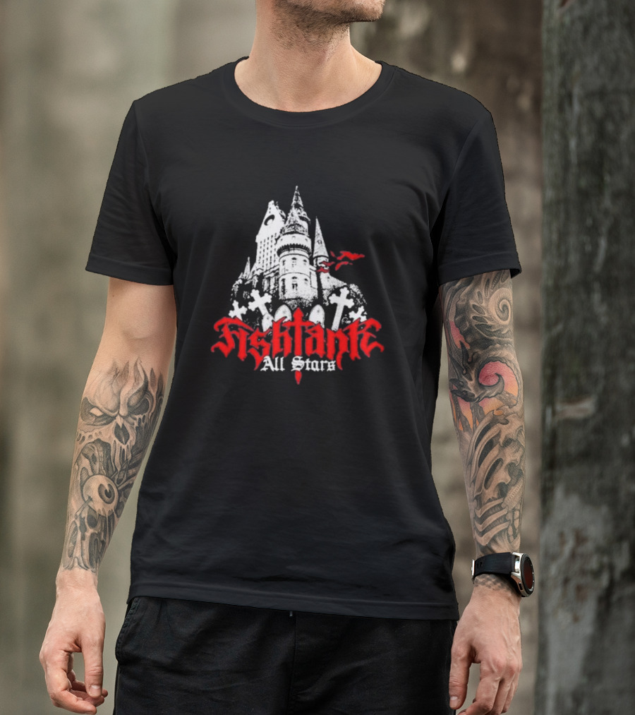 Fishtank All Stars Vampire Castle With Crosses T-Shirt