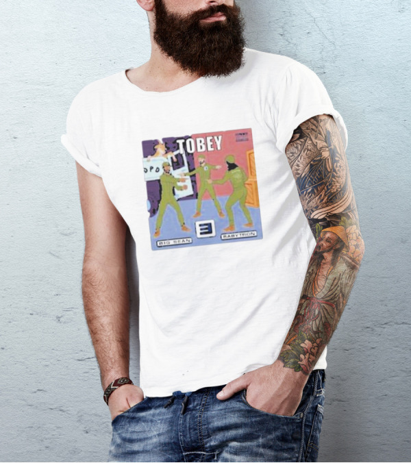 Eminem Tobey Big Sean BabyTron Meme Three Spider-Men Arms T-Shirt