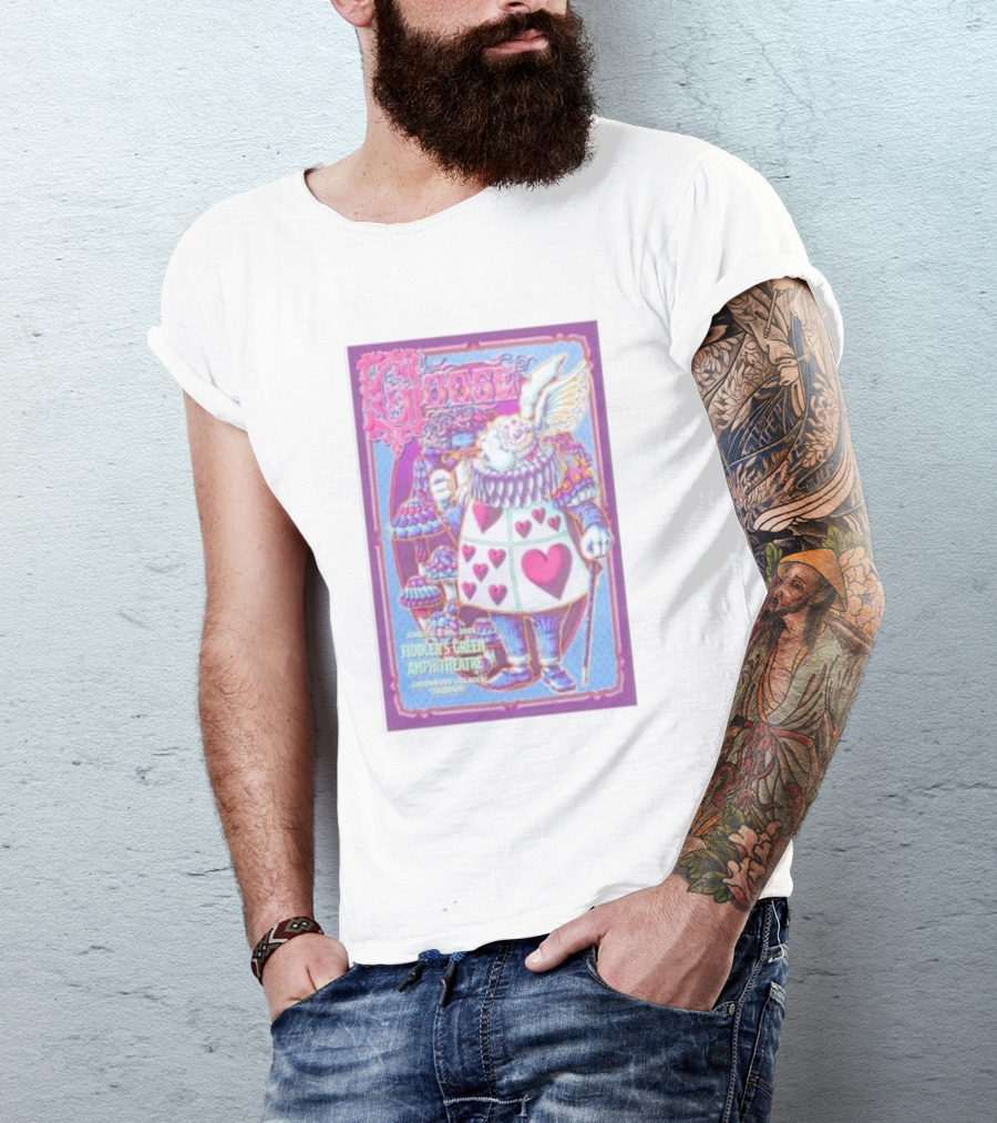 Goose At Fiddler's Green Amphitheatre Denver Wonderland T-Shirt
