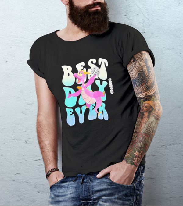 Best Day Ever Figment Dragon Epcot Spaceship Earth T-Shirt