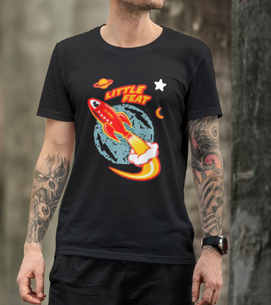 Little Feat Rocketship Planetary Adventure T-Shirt