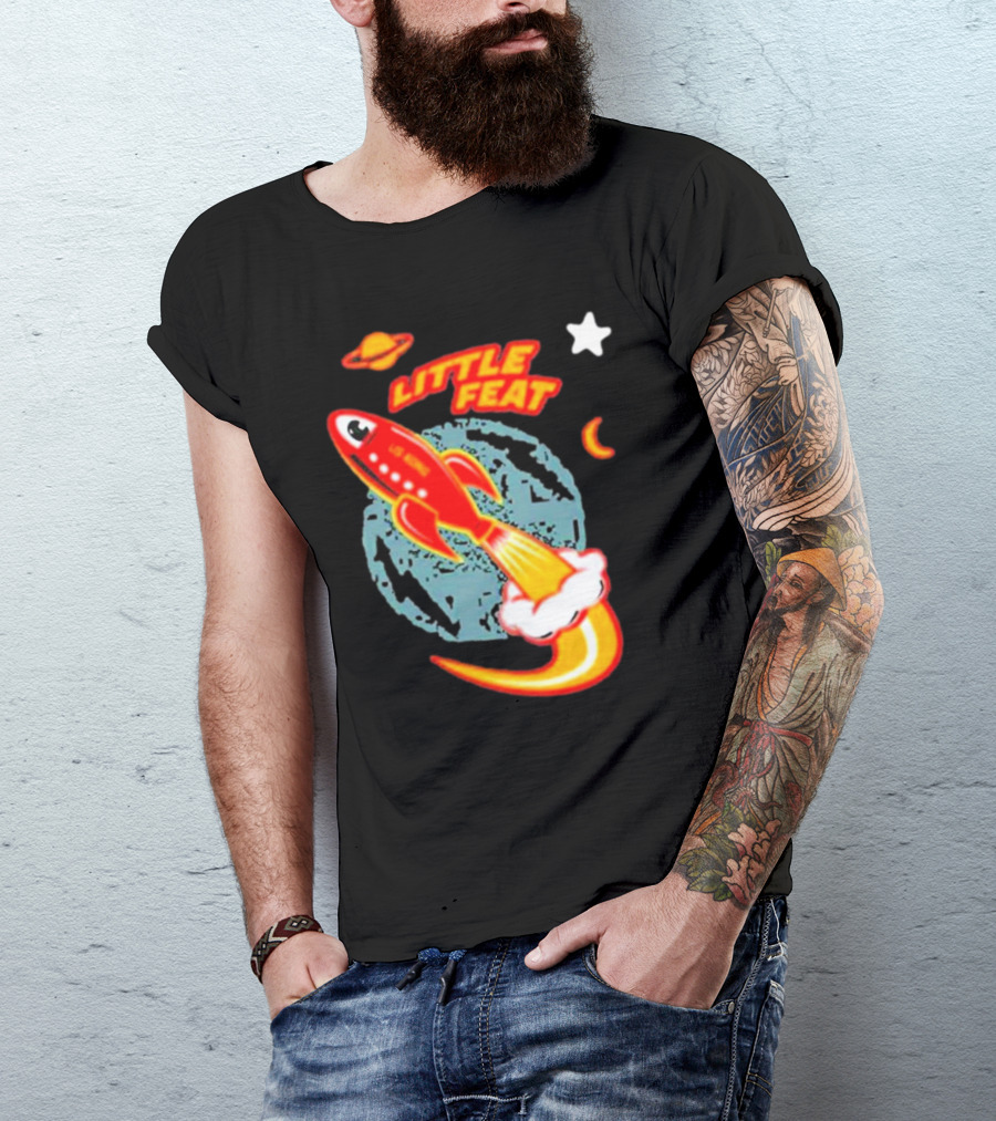 Little Feat Rocketship Planetary Adventure T-Shirt