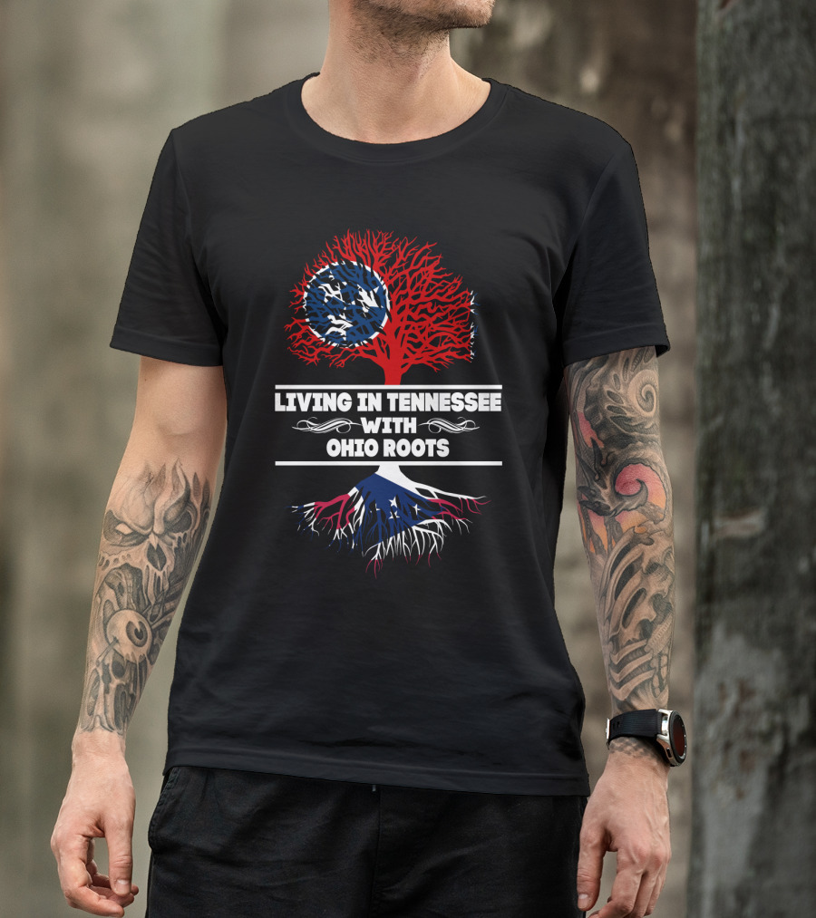 Tennessee State Pride: Deep Connection With Ohio Origins And Tree T-Shirt