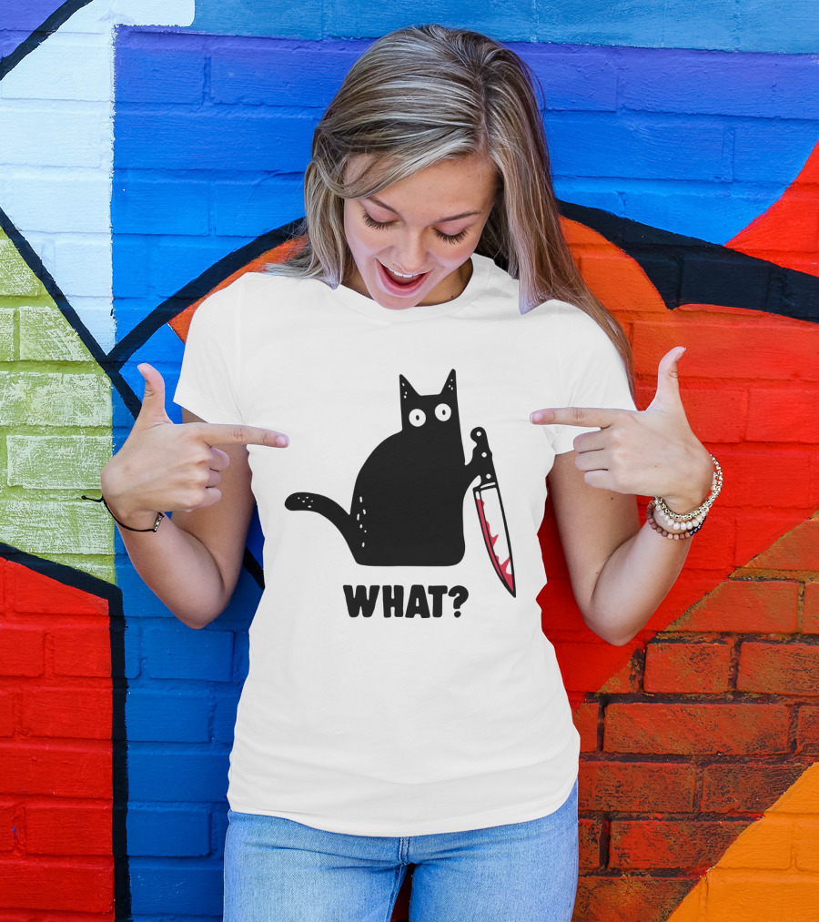 What Cat Knife T-Shirt
