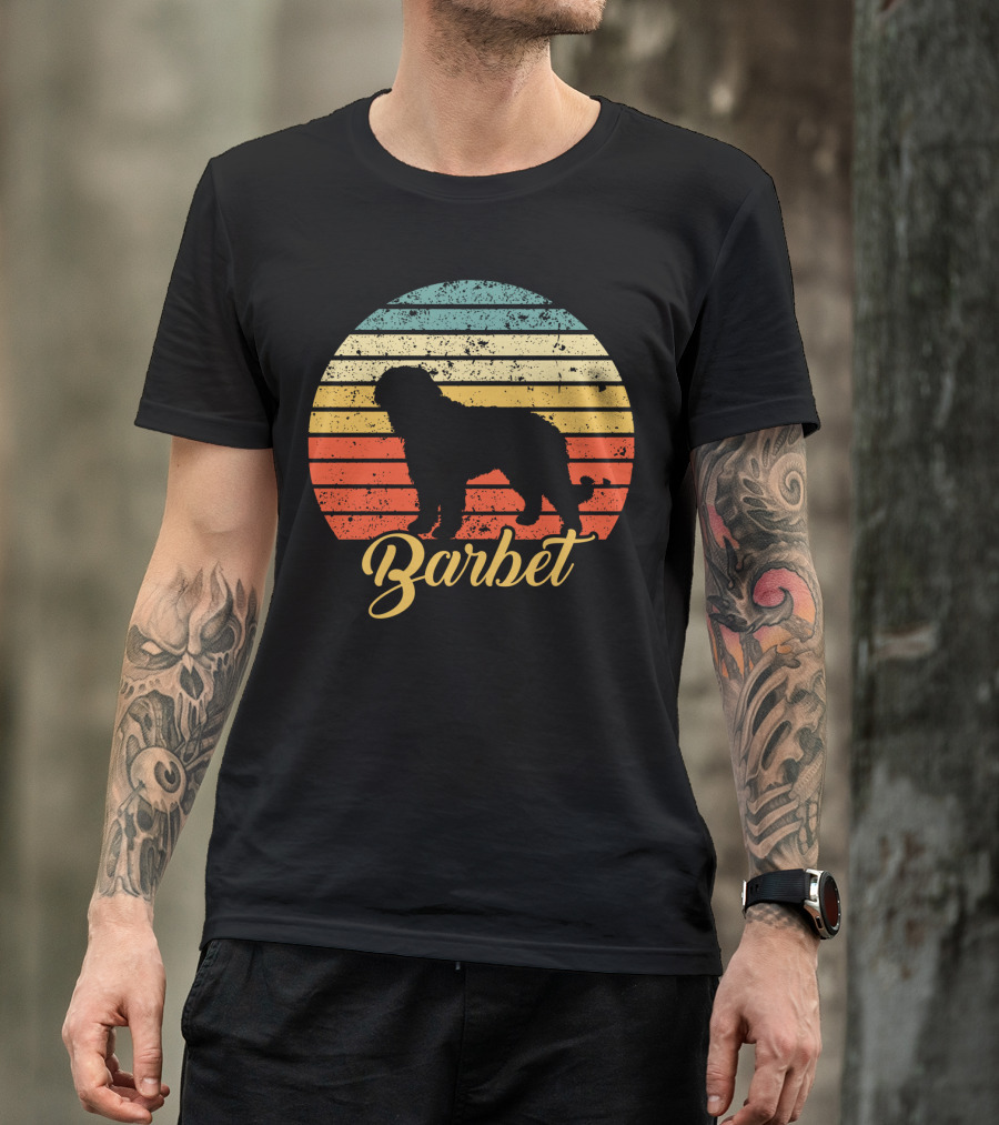 Vintage Barbet Retro Sunset T-Shirt