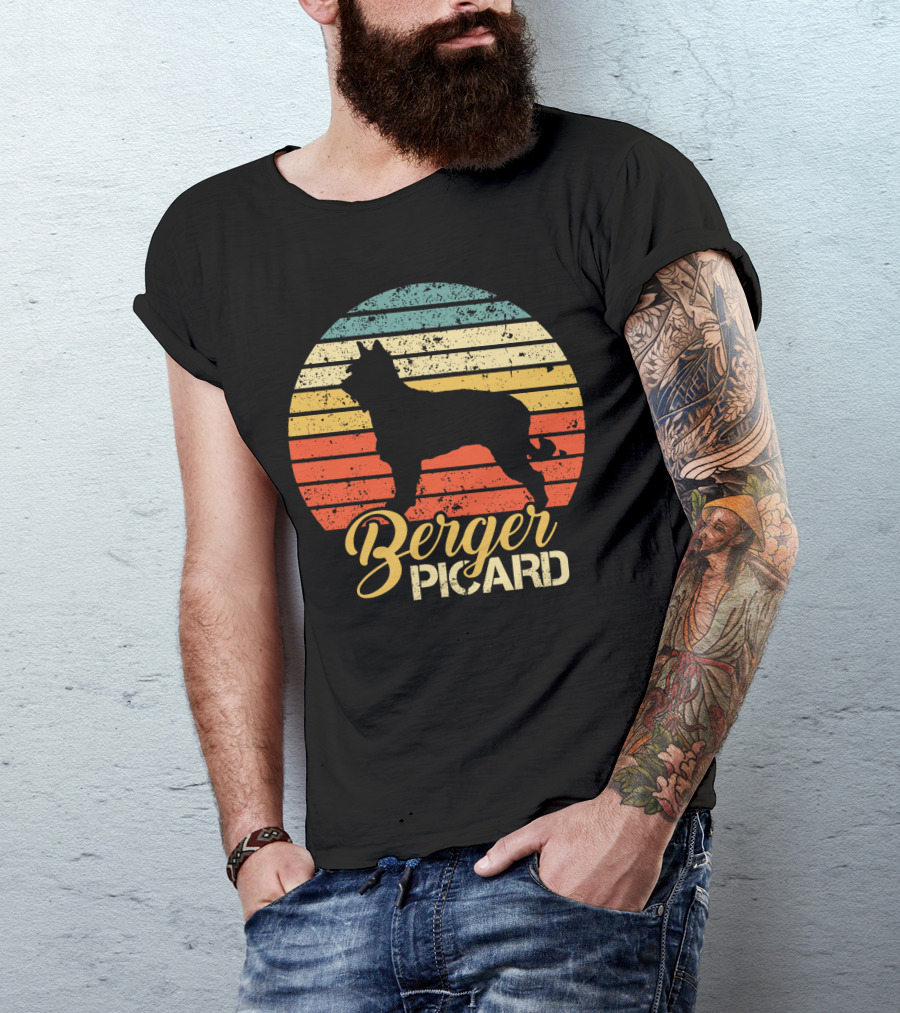 Retro Sunset Berger Picard T-Shirt