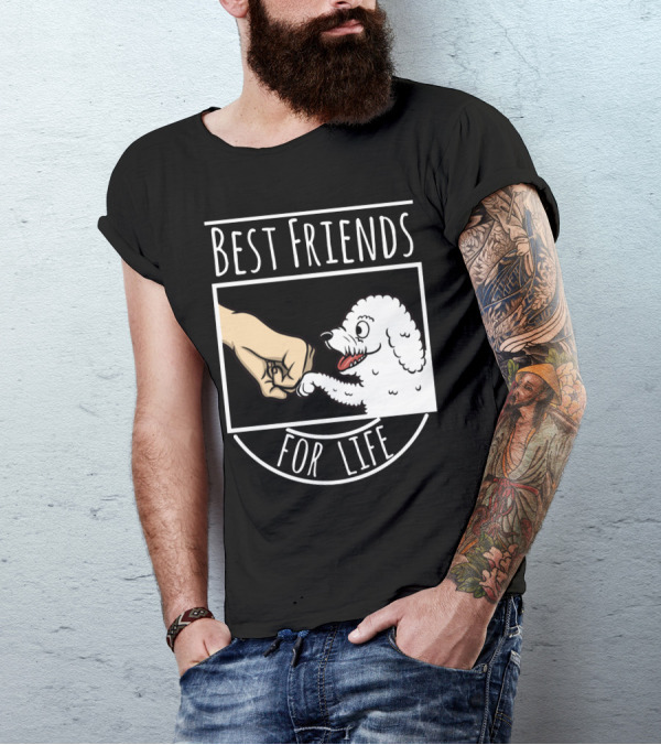 BICHON FRISE BEST FRIENDS FOR LIFE FIST BUMP T-Shirt
