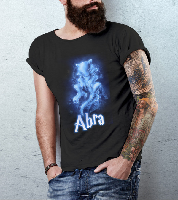 Abra Pokémon Patronus Luminescent Aura T-Shirt