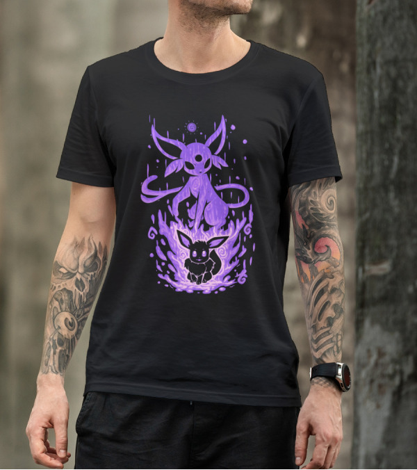 EVOLUTION POKEMON ESPEON EEVEE TRANSFORMATION T-Shirt