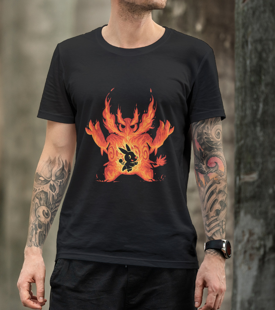 POKEMON TEPIG INTO EMBOAR FLAME EVOLUTION T-Shirt