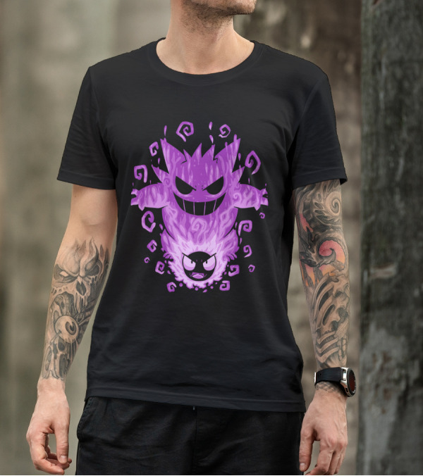 EVOLUTION POKEMON GENGAR GASTLY T-Shirt