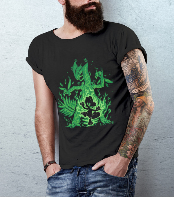 EVOLUTION POKEMON TREECKO TO SCEPTILE TRANSFORMATION T-Shirt