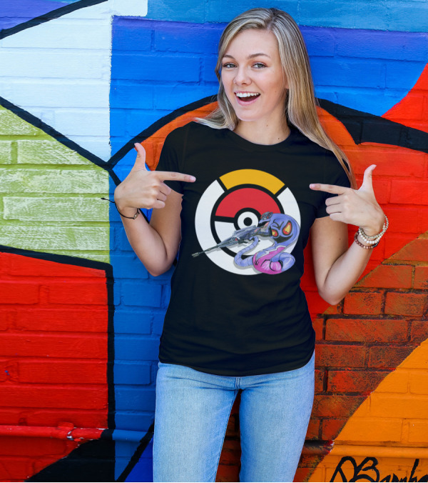POKEMON X ARBOK X OVERWATCH WIDOWMAKER MASHUP T-Shirt