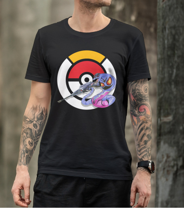 POKEMON X ARBOK X OVERWATCH WIDOWMAKER MASHUP T-Shirt
